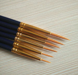 Offre Spéciale Pinceau <span class=keywords><strong>d</strong></span>'art de taille 6 Pinceau de revêtement de peinture à l'huile de cheveux en nylon - Product Image 5