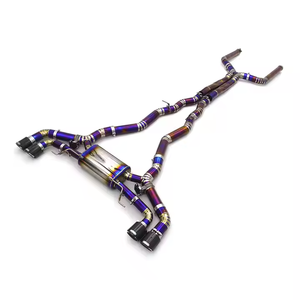 Sistema de Escape Catback Vortex Valvetronic para BMW X5M X6M 4.4T V8 S63 con Sonido Activo en Acero Inoxidable - Product Image 2