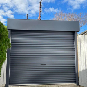 Puerta de Garaje Enrollable Automática de Acero y Aleación de Aluminio, Moderna, de Alta Calidad, Resistente al Viento, para Residencias y Villas, Gran Venta - Product Image 6