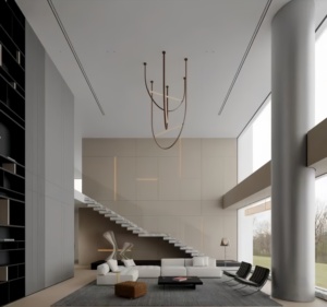 Meubles de luxe modernes haute définition en rendu <span class=keywords><strong>3D</strong></span> - Personnalisation par un designer d'intérieur, décoration de salon pour la maison et l'hôtel - Product Image 1