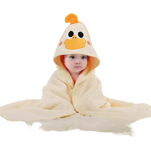 <span class=keywords><strong>Serviette</strong></span> de <span class=keywords><strong>bain</strong></span> en velours corail doux et absorbant pour enfants, motif animal personnalisé, petite <span class=keywords><strong>serviette</strong></span> à capuche en forme de <span class=keywords><strong>canard</strong></span> jaune pour le <span class=keywords><strong>bain</strong></span> de bébé - Product Image 1