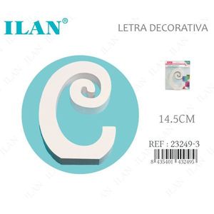 Insegna Decorativa da Parete in Legno con Lettera C di Ilan, 14,5 cm - Product Image 3