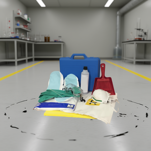 Ttake Emergency PPE <b>Kit</b> Spill Response Portable Container Safety Gear - Product Image 3