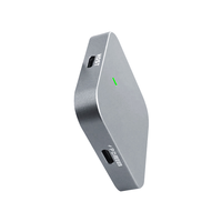 ITGZ 10Gbps M.2 2230 NVMe SSD Enclosure RTL9210 Perlindungan Mati Otomatis 3 Detik Aluminium USB C Kotak Eksternal