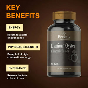 เพอร์ซีค ดาเมียน่า โอสเตอร์ แคปซูล-60 แคปซูล อาหารเสริมเปปไทด์จากหอยนางรม เพื่อพลังงาน/ความแข็งแรง/ความทนทาน และเสริมสร้างภูมิคุ้มกัน ผลิตในสหรัฐอเมริกา - Product Image 3