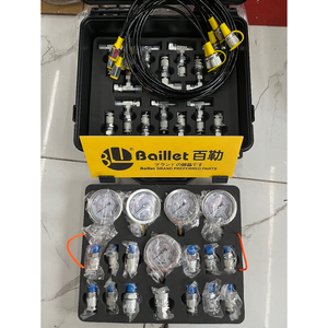 デジタル油圧ゲージセット油圧テストキット掘削機建設工事用圧力計 - Product Image 6