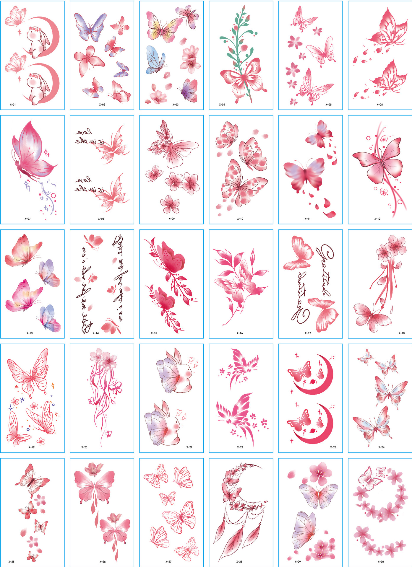 Fleur de tatouage rose