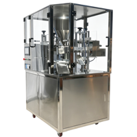 Machine de scellage semi-automatique rotative pour tubes de dentifrice, tubes en plastique et tubes en aluminium