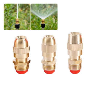 Boquilla Atomizadora Ajustable de Latón para Riego Agrícola, Sistema de Riego para Jardín - Product Image 1