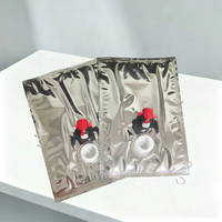 Pochettes de recharge liquides refermables anti-fuite VMPET 1L-3L (1,5L, 2L) avec valve pour vin rouge, vodka, champagne, bière