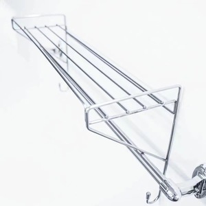 Organizador de Baño Colgante de Metal Expandible de un Solo Nivel, Tipo Gancho, Estilo Minimalista, para Almacenamiento de Gel de Ducha - Product Image 5