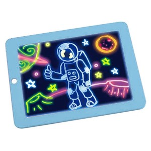 Vente chaude 3D Magic Pad LED tableau d'écriture pour enfants tout-petits outil d'apprentissage <span class=keywords><strong>lumineux</strong></span> bricolage éducatif planche à dessin jouet cadeau - Product Image 4