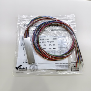 FTTH 0,9mm 1310/1550 1x32 Mini tubo de acero tipo fibra óptica PLC Splitter sin conector - Product Image 2