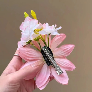 Gentle flower hair <b>clip</b> New Chinese style hairpin Flower design hair accessory Women's hair <b>clip</b> accessory - Product Image 4