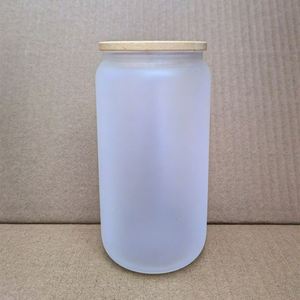 Offre Spéciale : Gobelet en Verre Incassable et Réutilisable de 32 oz, Tasse en Silicone de 16 oz, Verre à Pint en Silicone pour Sublimation, Transparent ou Givré - Product Image 2