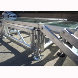 4x4ft adjustable height modular stage aluminum music festival decor stage - Product Image 1