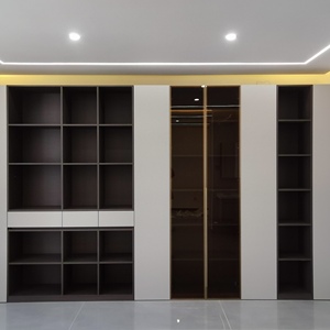 <span class=keywords><strong>Jyn</strong></span> Home Meubles de salon Bibliothèque Bibliothèque à hauteur personnalisée Étagère de rangement Armoire en bois Bibliothèque - Product Image 2