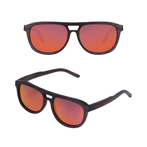 Gafas de Sol de Madera Polarizadas con Logotipo Personalizado, Lentes de Espejo de Alta Calidad, Fabricación China, Venta al Por Mayor - Product Image 1