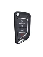 Clé de voiture universelle AIKKEY série K3 à 4 boutons en ABS noir avec garantie d'un an pour les véhicules AIK Machine