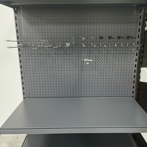 金属クロム二重表示棚ペグボードフックハンガー亜鉛メッキフックスーパーマーケット用 - Product Image 5