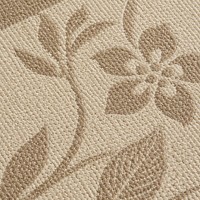 Tapis moderne style ferme avec bordure florale, grand tapis de zone neutre beige, durable, à poils ras, pour entrée d'appartement et décoration intérieure