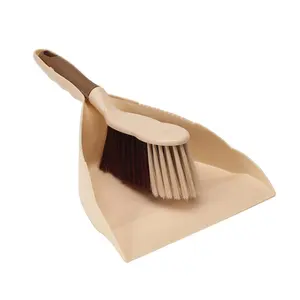 table cleaning brush household plastic broom and dustpan set durable small computer cleaning broom for home