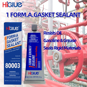 Nhanh chóng chữa bệnh Gasket <span class=keywords><strong>Sealant</strong></span> 80003 1 bọt một ống chủ đề <span class=keywords><strong>Sealant</strong></span> chống xăng dầu và dầu mỡ 311 gam màu đỏ nâu - Product Image 5