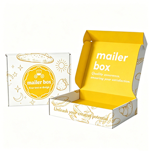 Caja de Regalo Plegable de Cartón Corrugado para Envío de Postales, Caja Exterior para Postres de Chocolate, Cajas de Envío con Logotipo Personalizado - Product Image 1