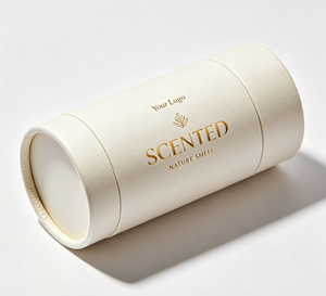 Envase de Tubo de Papel Redondo con Impresión de Logotipo, Caja Ecológica para Velas Aromáticas, Diseño Personalizable - Product Image 5