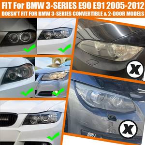 Accesorios para Automóviles, Faros Delanteros LED para <span class=keywords><strong>BMW</strong></span> Serie 3 E90 E91 2005-2012, Luces Delanteras <span class=keywords><strong>320i</strong></span> 330i 328i, Lente de Proyector LED DRL - Product Image 5