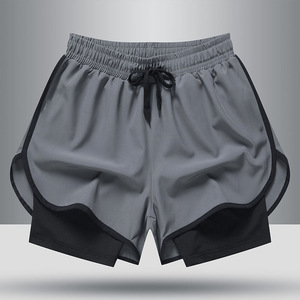 Pantalones cortos deportivos de verano de secado rápido de talla grande para hombre, pantalones deportivos transpirables para baloncesto, correr, entrenamiento, sublimación - Product Image 2