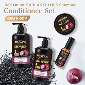 Set di <span class=keywords><strong>Maschera</strong></span> <span class=keywords><strong>per</strong></span> <span class=keywords><strong>Capelli</strong></span> Naturale e Biologica con Etichetta Privata, Shampoo e Balsamo all'Olio di Cipolla <span class=keywords><strong>Rossa</strong></span> Contro la Caduta dei <span class=keywords><strong>Capelli</strong></span> - Product Image 2