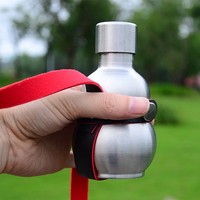 Mini gourde en acier inoxydable 304, 250ml/500ml/1500ml, vide, portable, pour extérieur et usage domestique, vente en gros