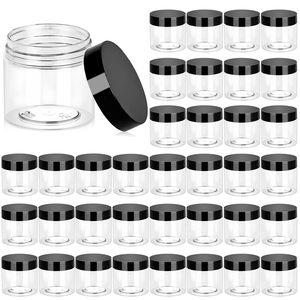 Factory Custom Printed 2oz 4oz 6oz 8oz 12oz PET Wide Mouth Plastic <b>Jar</b> Bottle for Food Supplement Candy Jelly Bean - Product Image 1