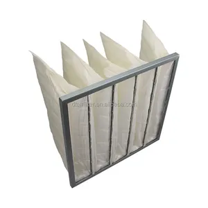 Wholesale Customized F5-F9 pocket dust collector medium efficiency air filter hvac with non woven