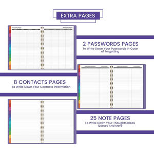 Agenda de planification quotidienne 2026 : Carnet de travail personnalisable avec logo - Product Image 5