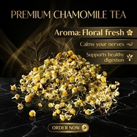 Thé à la camomille premium 1 kg, sans caféine, thé à la camomille aromatisé en vrac