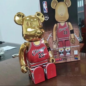 Vente en gros de figurines Bearbrick 400% pour la décoration du salon, sculptures de bureau, <span class=keywords><strong>Jordans</strong></span> Bearbricks 400 - Product Image 1