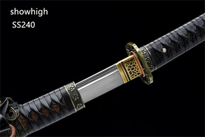 Épée de jouet réaliste Hamon, katana de cosplay pour enfants et adultes, en bambou SS240 - Product Image 5