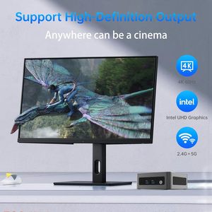 Pocket Mini Pc 12. Generation Alder Lake N100 N95 DDR5 2 * Nvme Ssd Tragbarer Computer 2500m Lan HD 2.0 4k 60Hz Wifi6 Bt 5.2 - Product Image 4