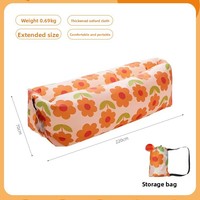 Canapé gonflable d'extérieur pour festival de musique, matelas pneumatique portable pour camping et pique-nique, lit d'appoint individuel pour s'asseoir ou s'allonger