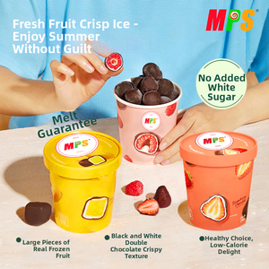 MPS Framboises congelées en chocolat blanc et noir Fourniture OEM en vrac Collations à la crème glacée au chocolat de qualité supérieure - Product Image 2