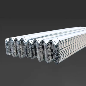 Barrière de sécurité routière en acier W-Beam PiPe, galvanisée à chaud, Q235/Q355, 8 mm, 6 m, longueur personnalisée, H1W2, protection - Product Image 1