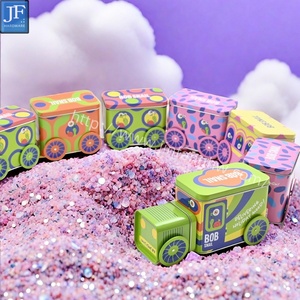 Nhà máy tùy chỉnh JinFeng thương hiệu Quảng Đông có thể tái chế tinplate Hộp trẻ em đào tạo mô hình cấp thực phẩm kẹo cookie có thể quà tặng có thể - Product Image 2