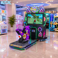 Simulateur de conduite de moto pour arcade de course commerciale, destiné aux exploitants d'arcades mondiaux et aux lieux de divertissement