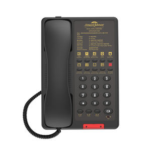 Teléfonos con cable para habitación de hotel con logotipo personalizado, teléfono inalámbrico fijo ABS resistente al agua para juego de teléfono de hotel - Product Image 1