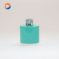 Flacon d'aromathérapie avec couvercle Flacon diffuseur d'arômes 80ml 100ml 110ml 120ml Flacon de parfum en cristal Verre rond