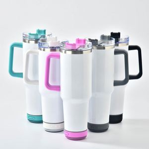 USA WAREHOUSE RTS 40 oz Stainless Steel 40oz <b>Music</b> Player Travel Coffee <b>Mugs</b> Tumbler with Handle - Product Image 1