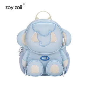 Zoyzoii New 3D Cute Cartoon Neoprene Animal Waterproof School Bag Backpack Kids Back Packs