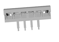 Type de barrière de rail DIN borniers pour des composants de haute qualité d'utilisation de carte PCB
